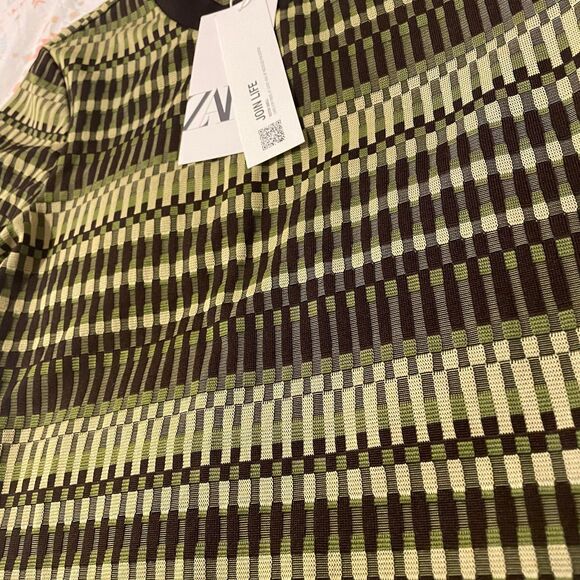 ZARA JACQUARD T-SHIRT size S - Picture 11 of 11